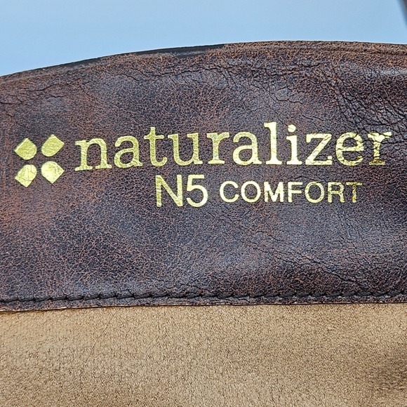 Naturalizer N5 Comfort Balada Faux Leather Knee High Boots Side Zip Size 7.5M - Picture 11 of 13